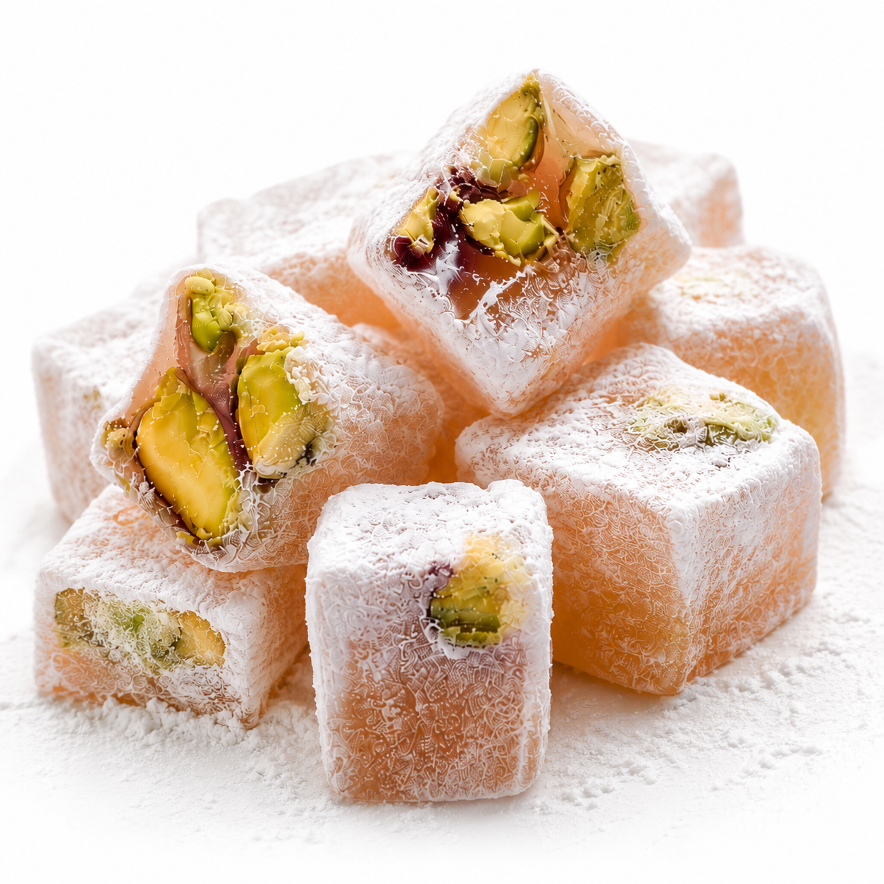 Karakoy Gulluoglu Double Pistachio Turkish Delight with Antep Pistachios - 1 kg