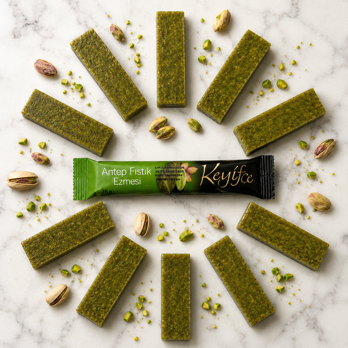 Keyifce Antep Pistachio Paste (Antep Fıstık Ezmesi) - 25 g