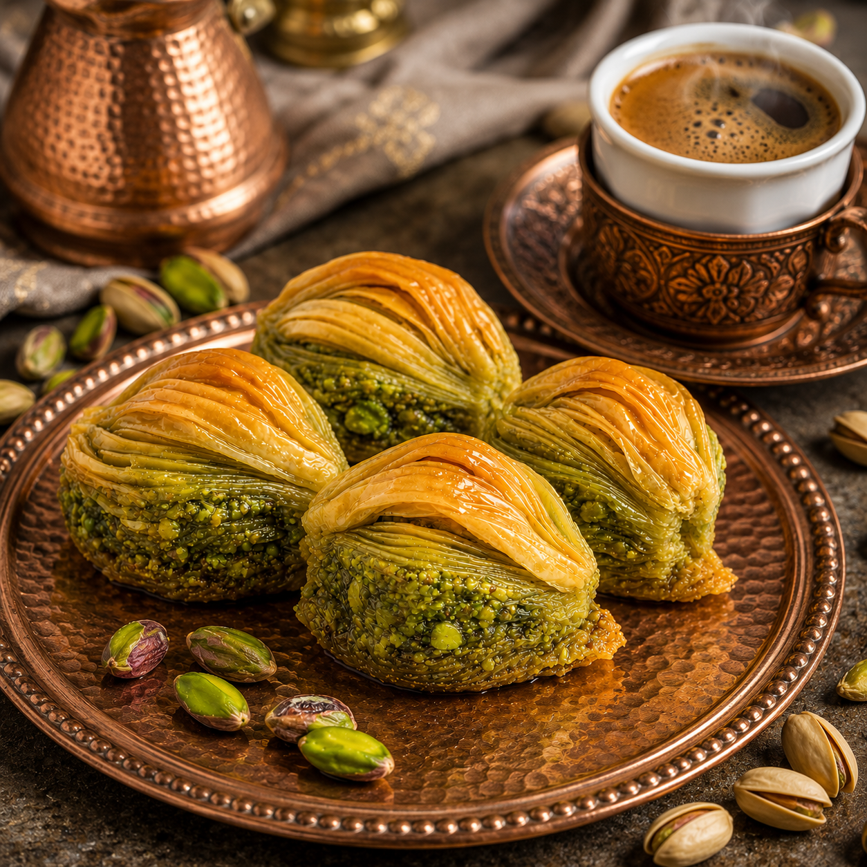 بقلاوة المحار بالفستق من كوشكير أوغلو - 1 كجم