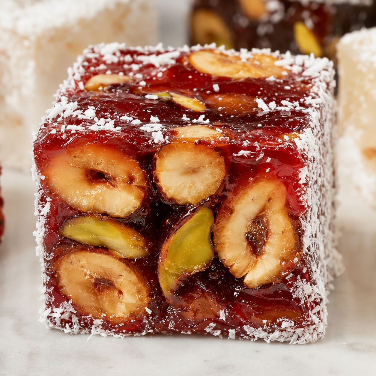 Lokum Atolyesi Double Roasted Mixed Nut Turkish Delight - 1 kg