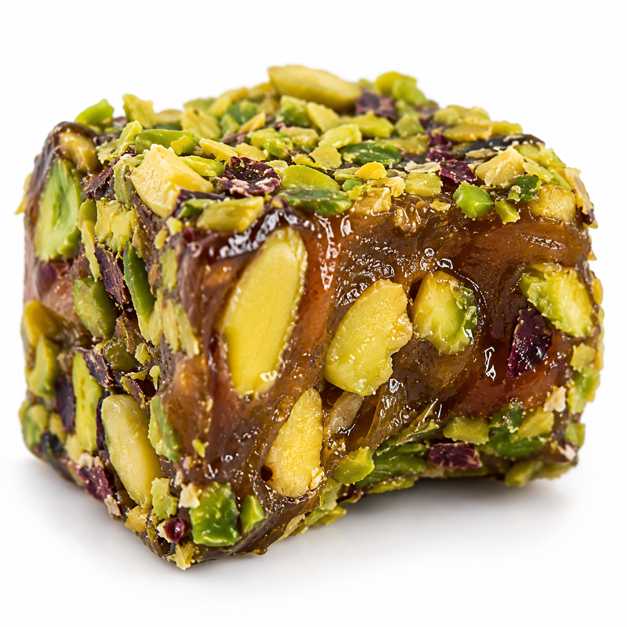Lokum Atolyesi Pistachio Turkish Delight with Honey - 500 g