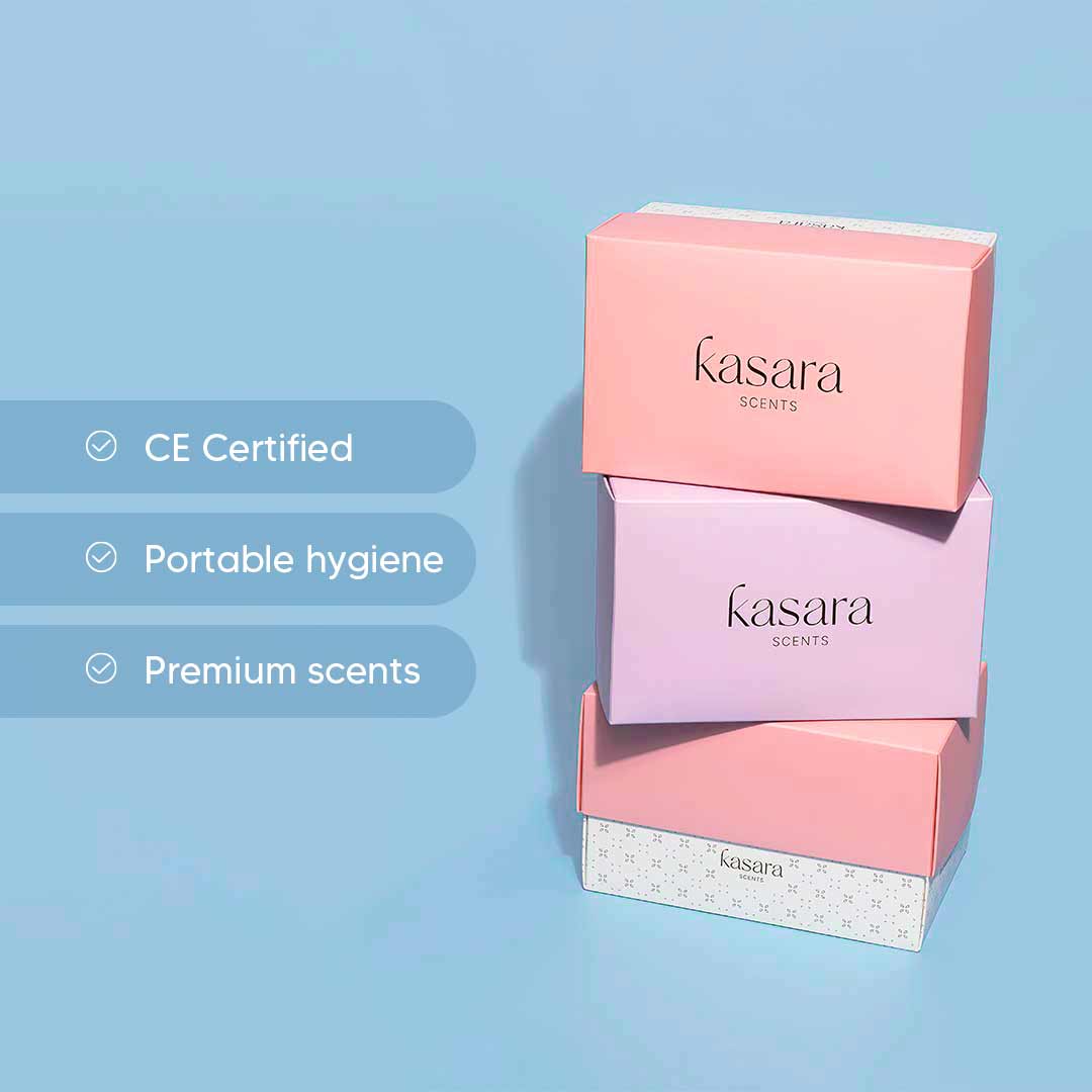 Kasara Neroli Oasis Perfumed Hand Wipes Orange Blossom - 60 Pieces