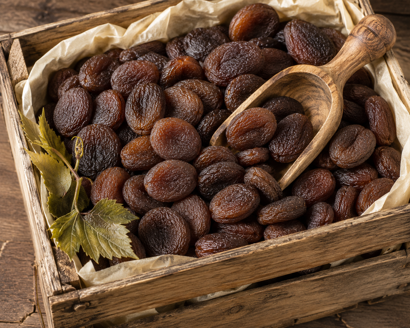 مشمش أسود مجفف طبيعي 100٪ من ملاطيا، تركيا - 300 جم، 450 جم، 800 جم