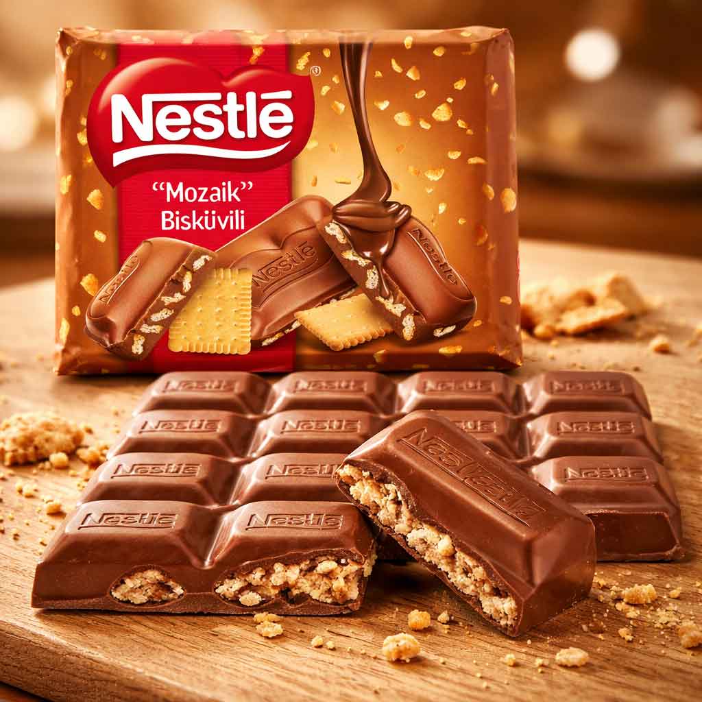 Nestle Chocolate Mosaic Biscuit Square 60g