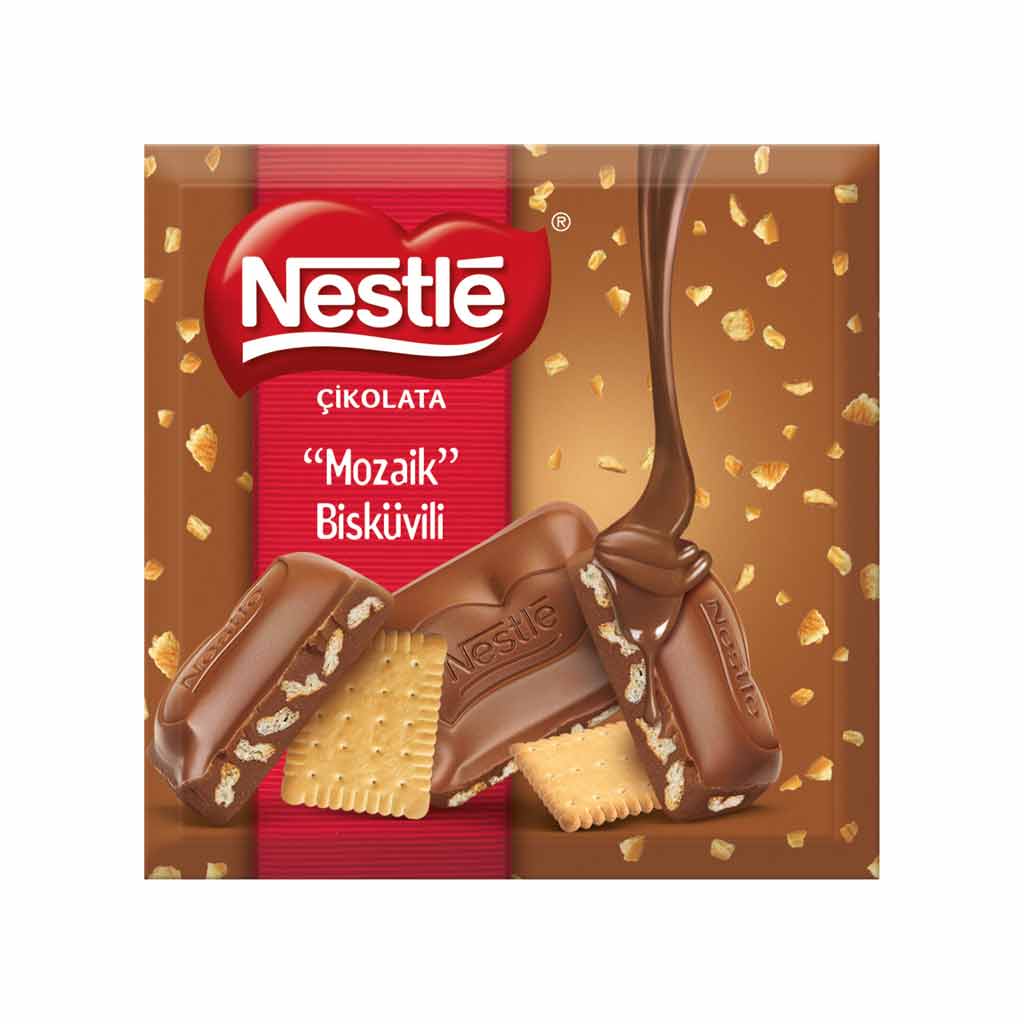 Nestle Chocolate Mosaic Biscuit Square 60g