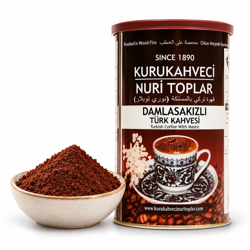 Nuri Toplar Turkish Coffee with Gum Mastic - Fine Ground - 250 g