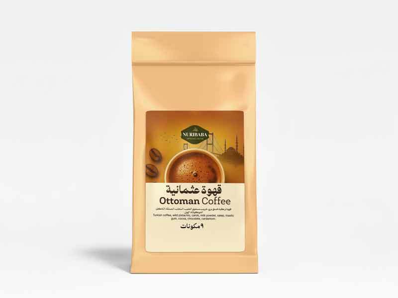قهوة عثمانية أصلية — قهوة تركية بمستكة، شوكولاتة ومزيج من التوابل