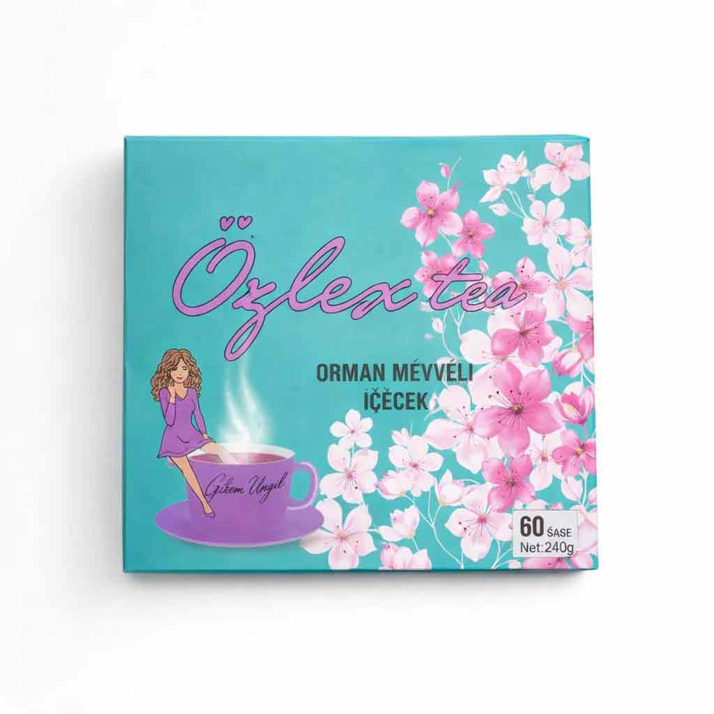 أوزليكس — خليط عشبي بنكهة فواكه الغابة، 60 كيسًا