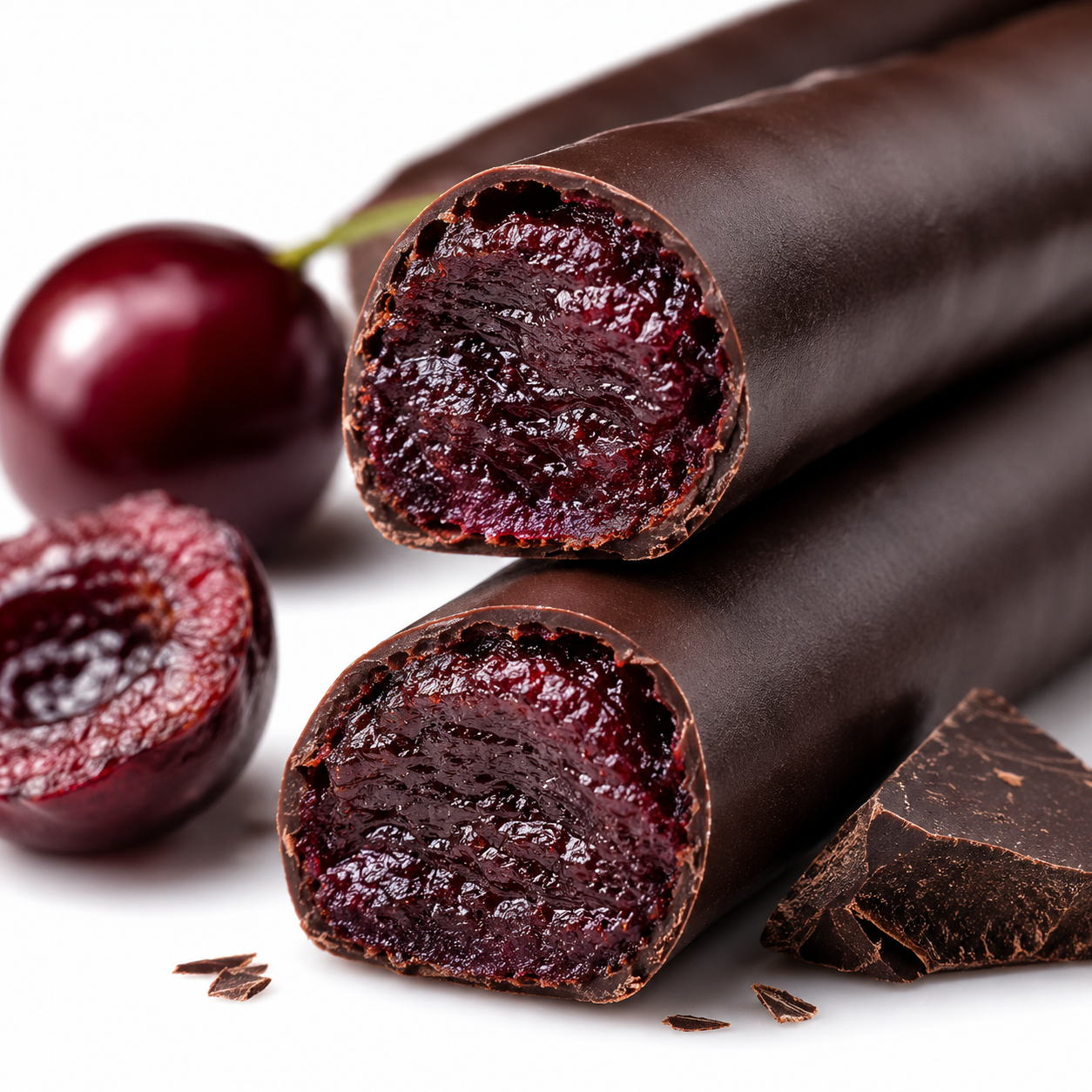 Patiswiss Dark Chocolate Cherry Sticks - 80 g