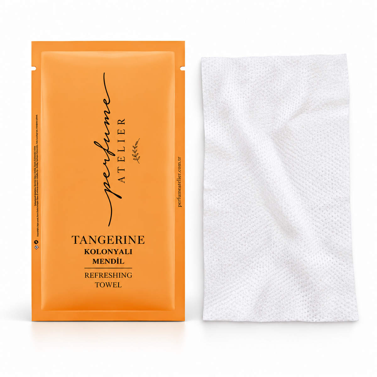 Perfume Atelier Tangerine Scented Wet Wipes - 70% Alcohol - 100 Pieces