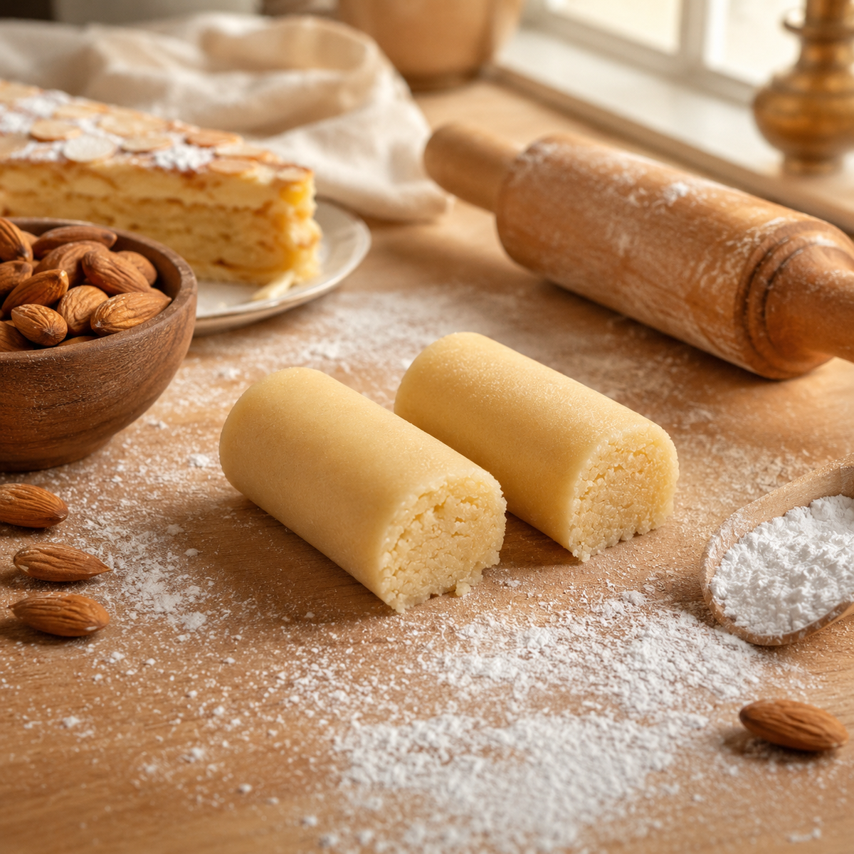Premium Almond Paste for Baking & Desserts – 1kg