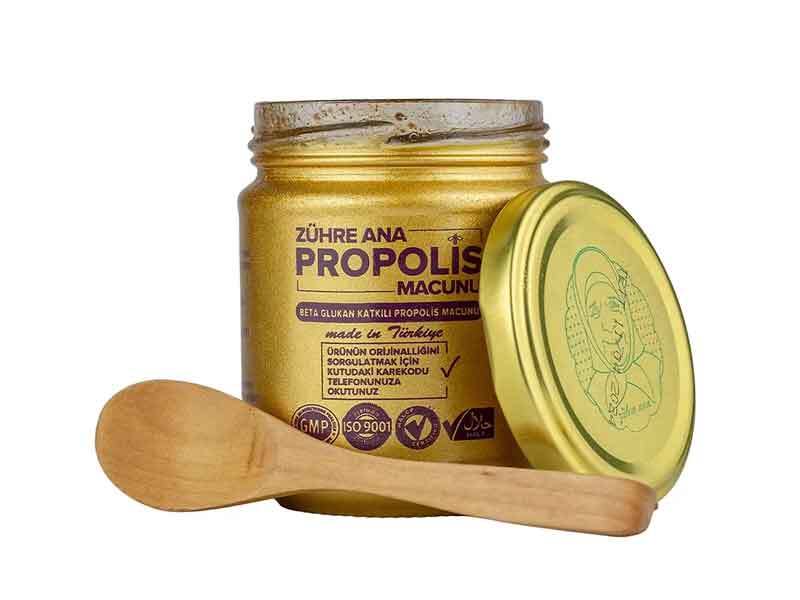 معجون بروبوليس تركي طبيعي مع غذاء الملكات وحبوب اللقاح وجينسنغ كوري 240 غ
