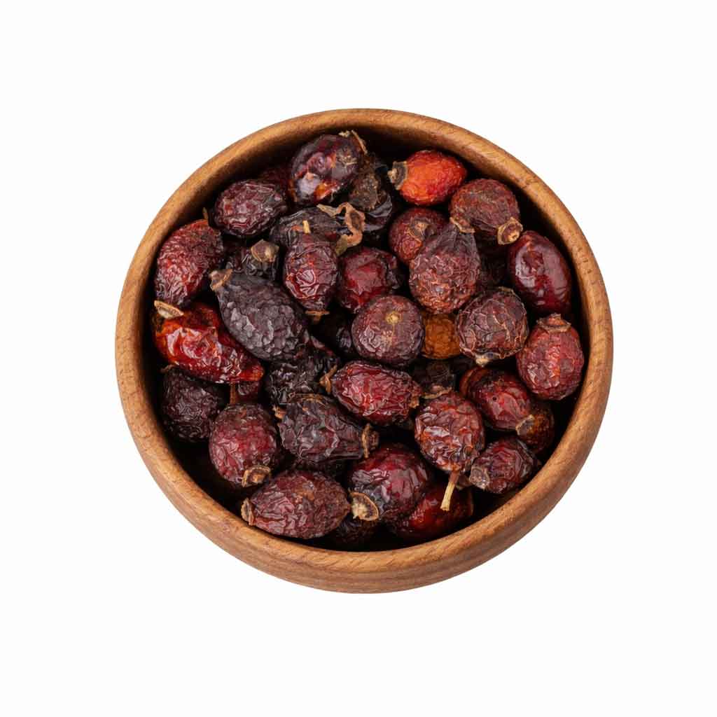 ثمار الورد البري المجففة (زهرة الوركين) لتحضير الشاي