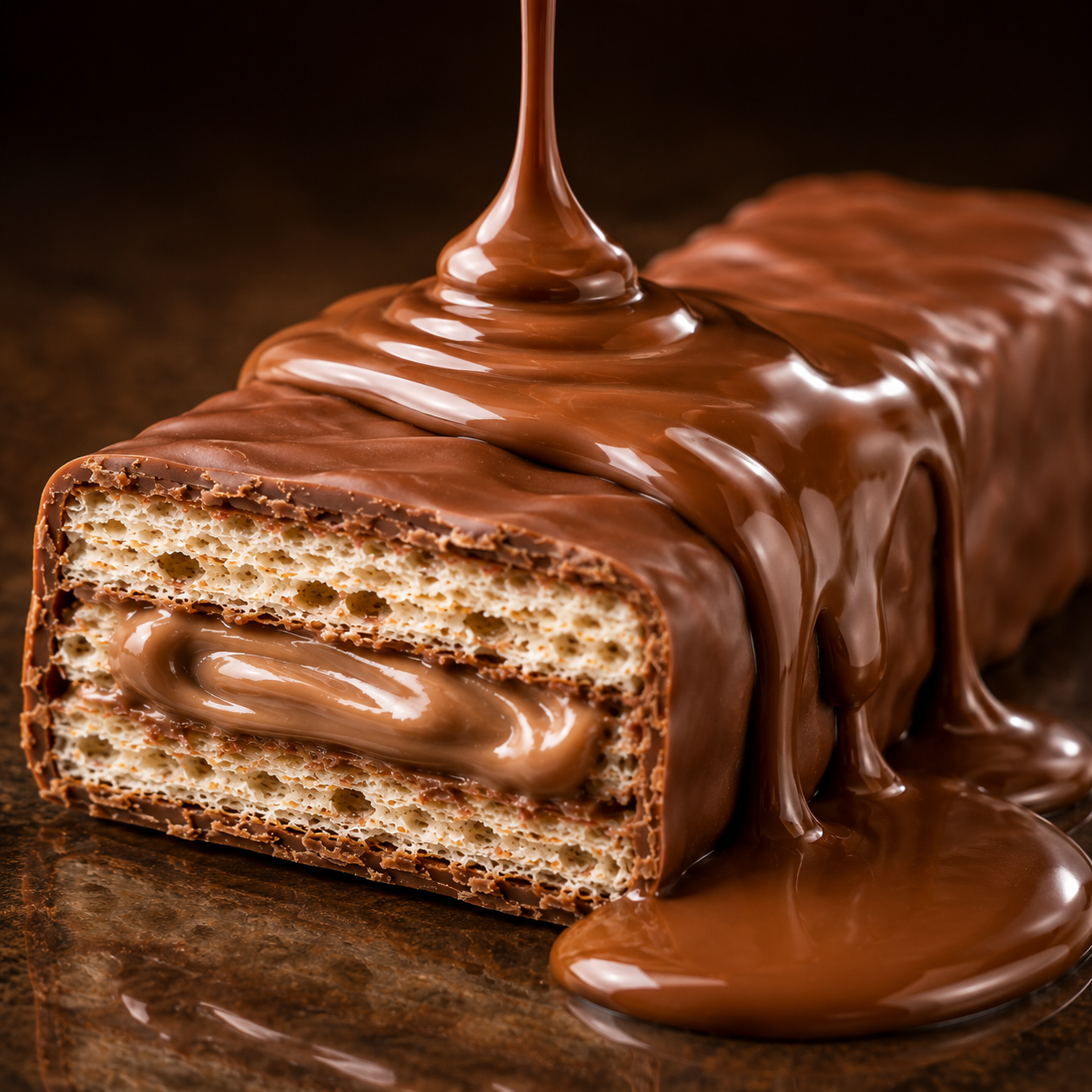 Sarelle Duo Milk Chocolate Hazelnut Filled Wafer Bar - 40g