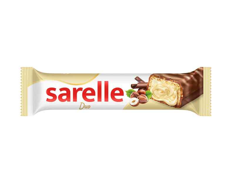 Sarelle Duo – Milk Chocolate Hazelnut Filled Wafer Bar