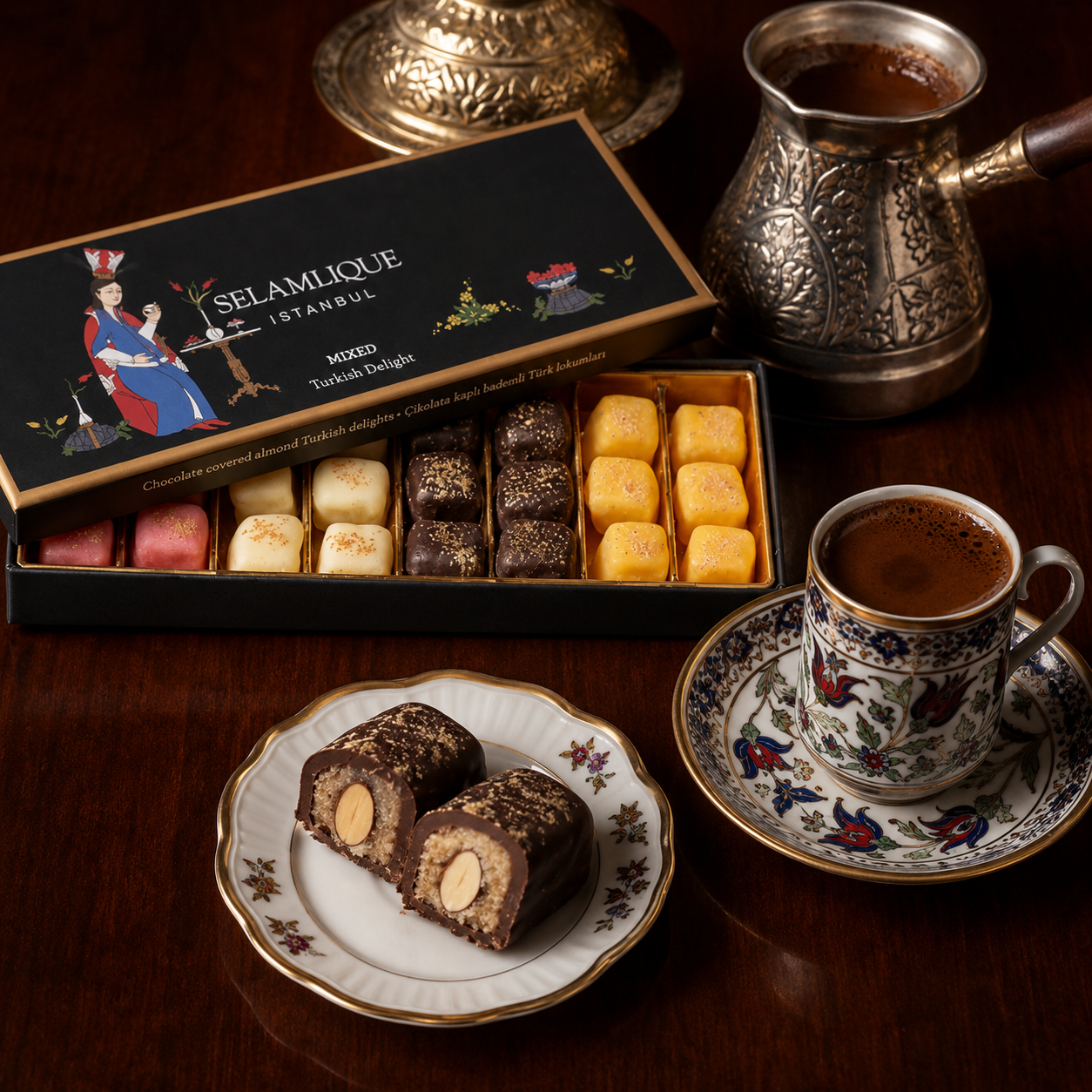 Selamlique Mixed Turkish Delight Assortment 250 g