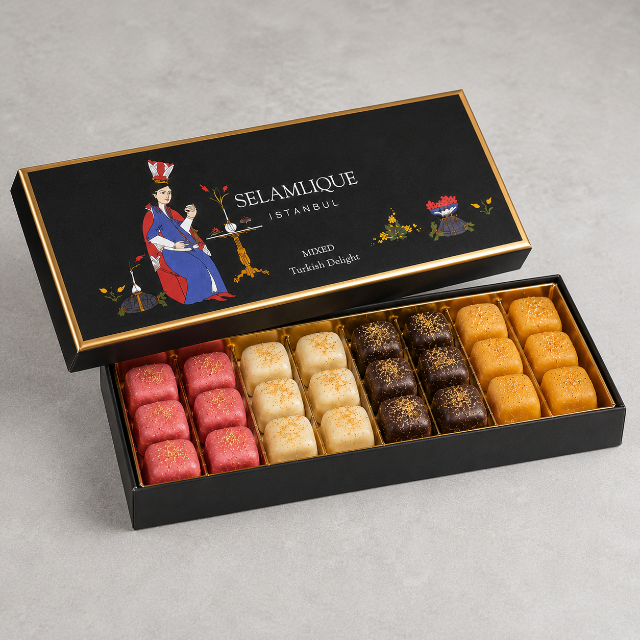 Selamlique Mixed Turkish Delight Assortment 250 g