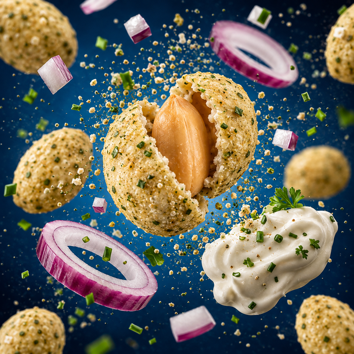 Tadim Fistikxx Sour Cream & Onion Crispy Coated Peanuts - 140 g