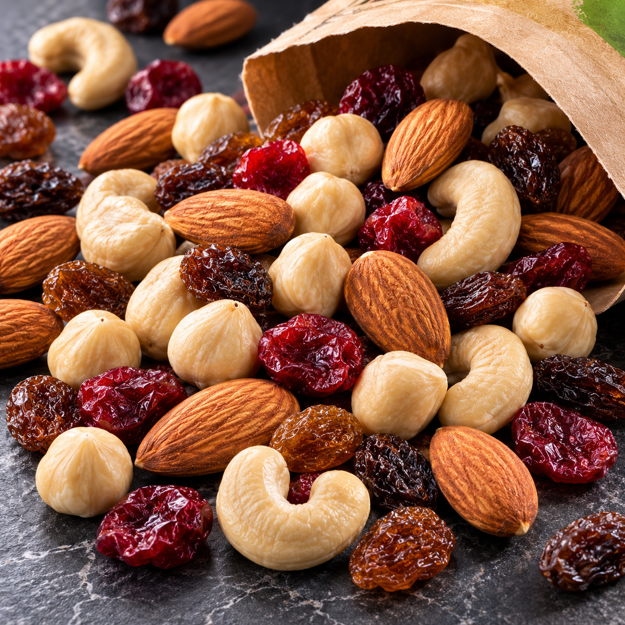 Tadim Raw Mixed Nuts with Cranberries & Raisins - 180 g