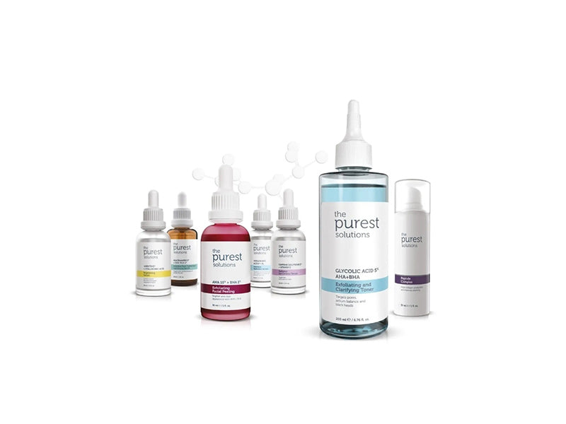 مجموعة العناية الكاملة من Purest Solutions لبشرة متألقة — 7 منتجات