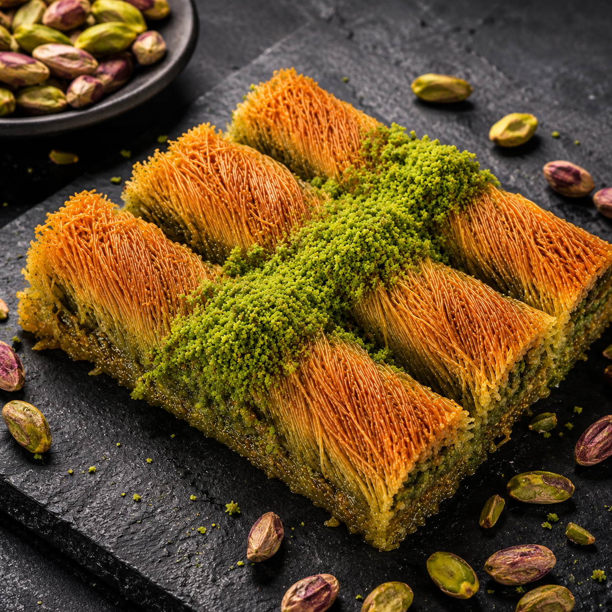 كنافة كاداييف تركية ملفوفة بالفستق - 1 كجم