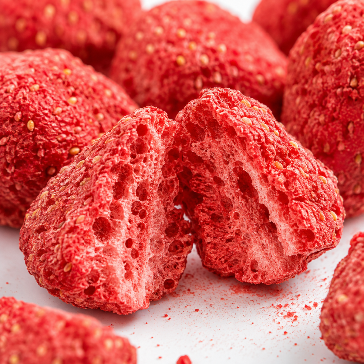 Turkish Sweetened Dried Strawberries - Dried Fruit Snack 200g, 450g