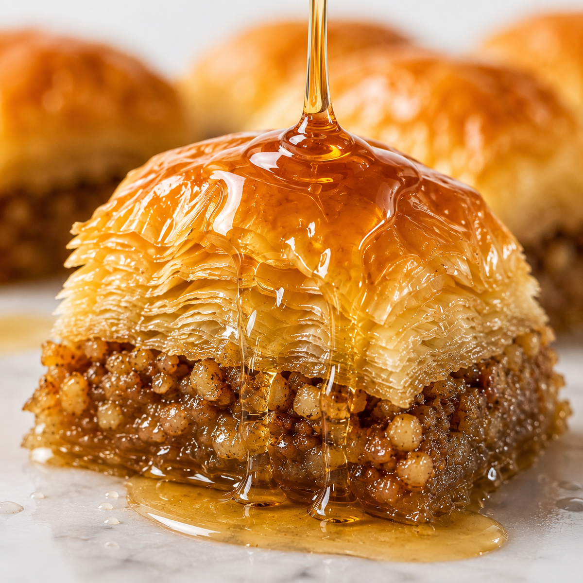 Turkish Walnut Baklava Layered Phyllo Pastry 1 kg