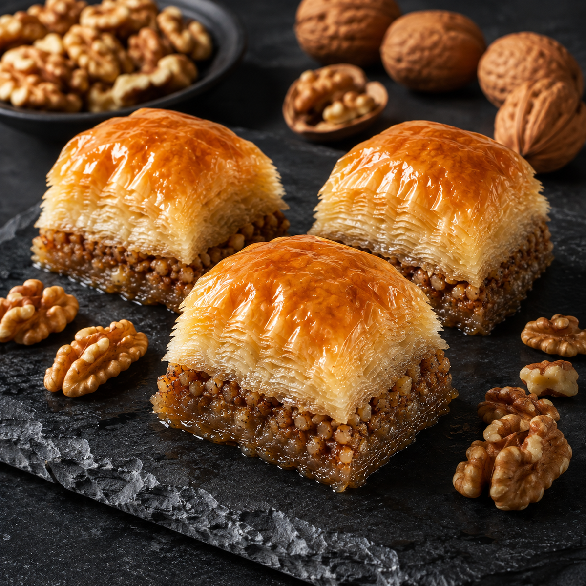 Turkish Walnut Baklava Layered Phyllo Pastry 1 kg