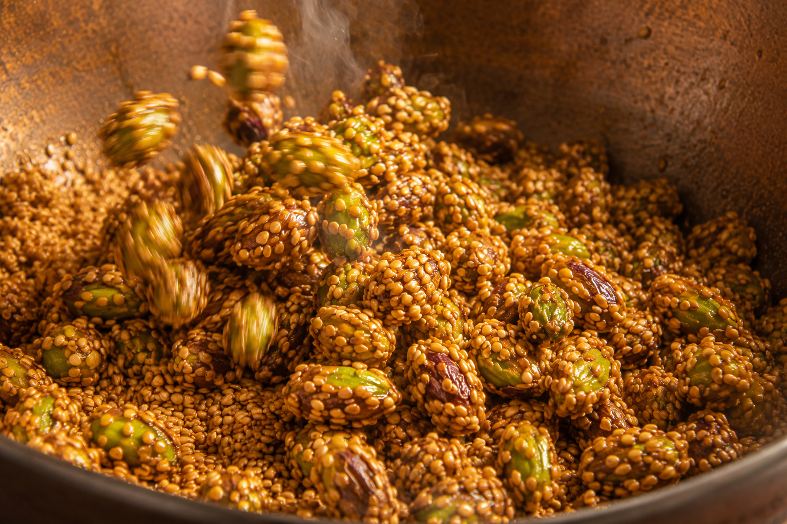 Turkish Pistachios with Sesame Seeds, Roasted Snack Mix, 500 g