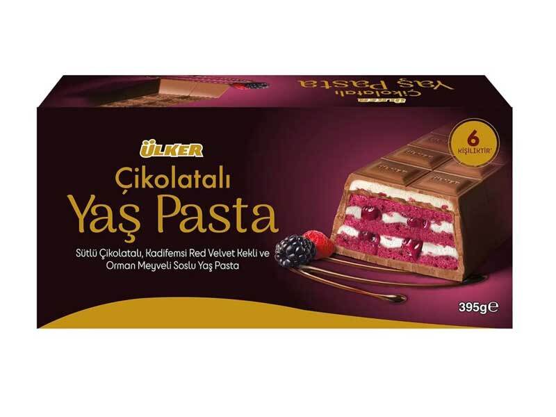 كيكة أولكر ياش باستا بالشوكولاتة والريد فيلفيت – 395 غ – تكفي حتى 6 أشخاص