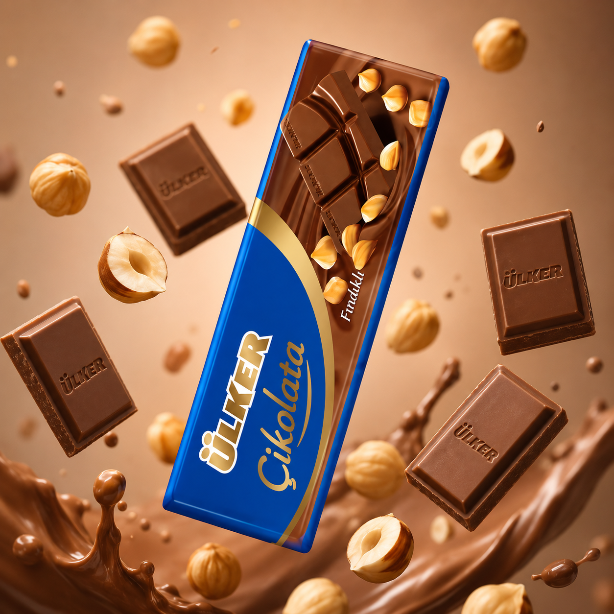 Ulker Hazelnut Chocolate Dragee - 12 x 30g