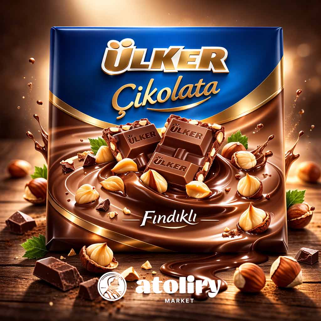 Ulker Riyad Ulker Chocolate with Hazelnuts 65g | Turkish Dragee Milk Chocolate ...