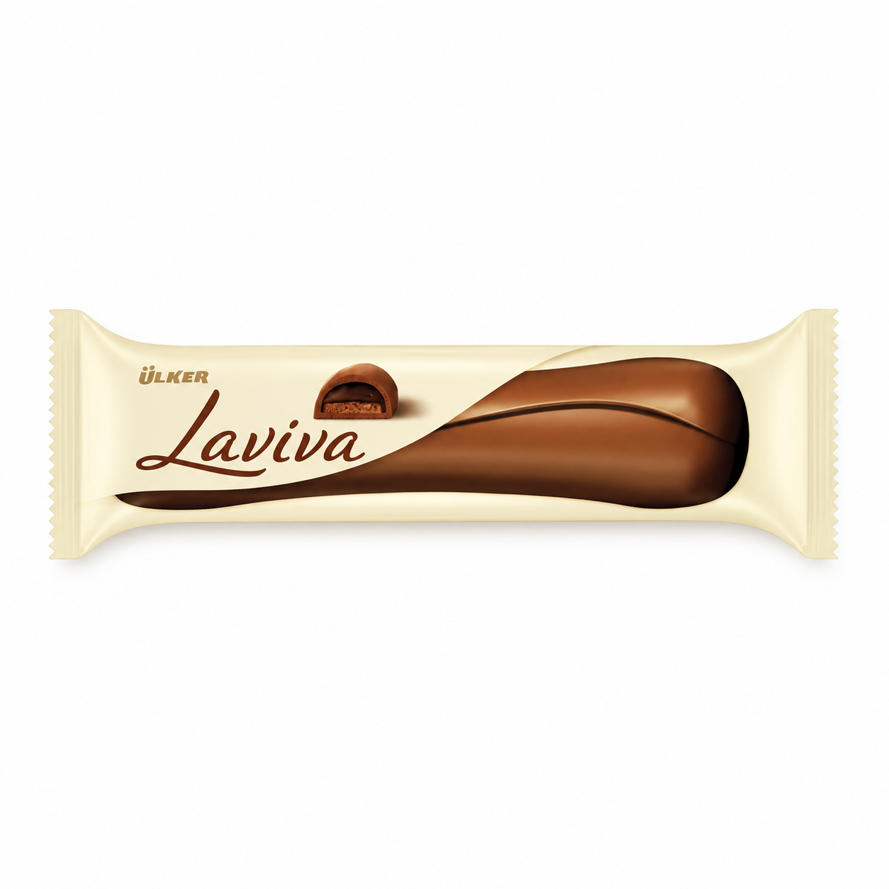 Ülker Laviva Chocolate-Coated Filled Biscuit Bars 35g - Pack of 24