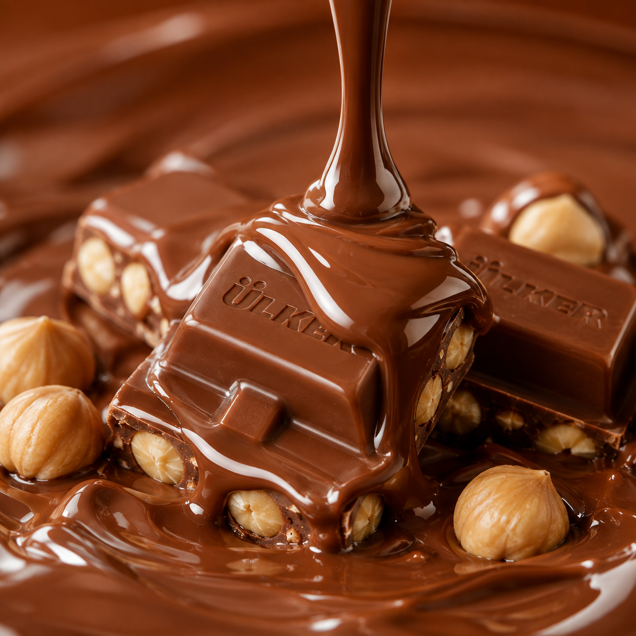 Ülker Chocolate Hazelnut Dragees - Milk Chocolate with Whole Hazelnuts - 65g