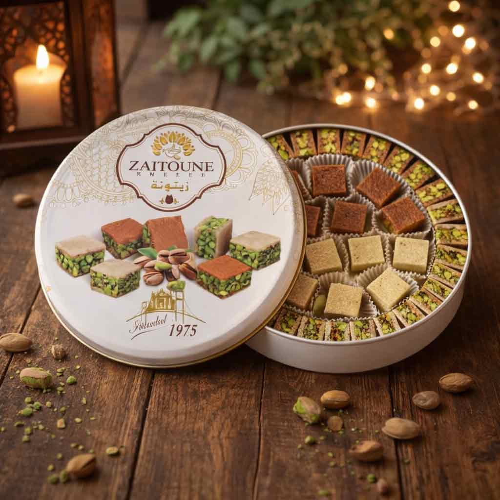 حلويات زيتونة — بالوريا بالفستق 500 جم