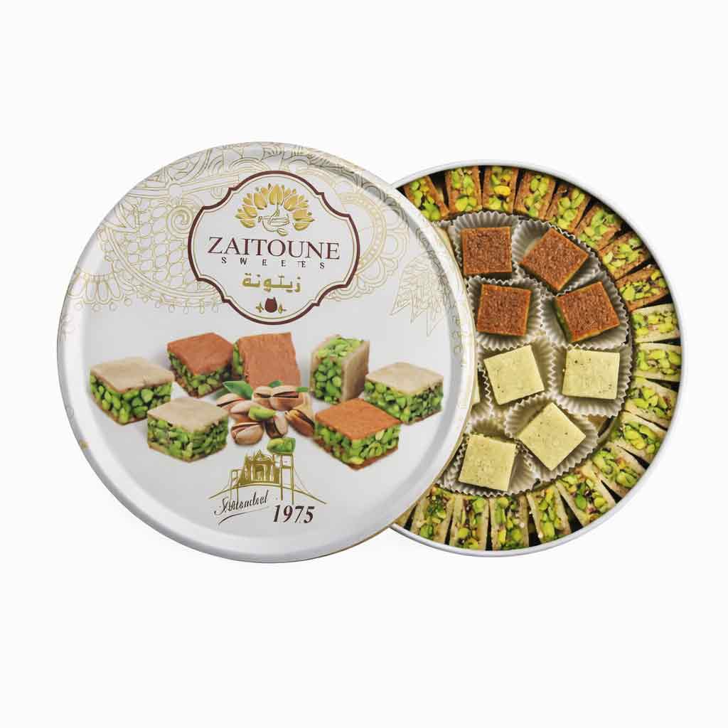 حلويات زيتونة — بالوريا بالفستق 500 جم